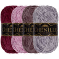 Chenille Yarn: 4 Skein Packs