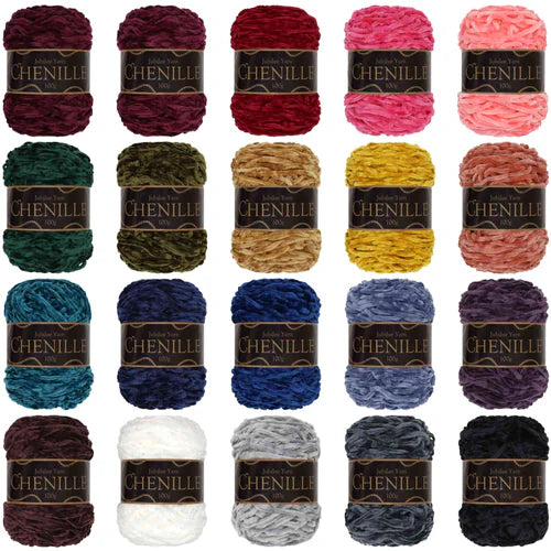 Chenille Yarn: Cake Style