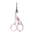 White, rounded tip scissors