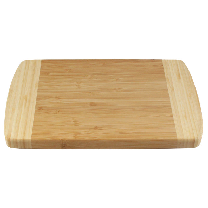 Bamboo Small Two-Tone Cutting Board 12" x 8" x 0.75"