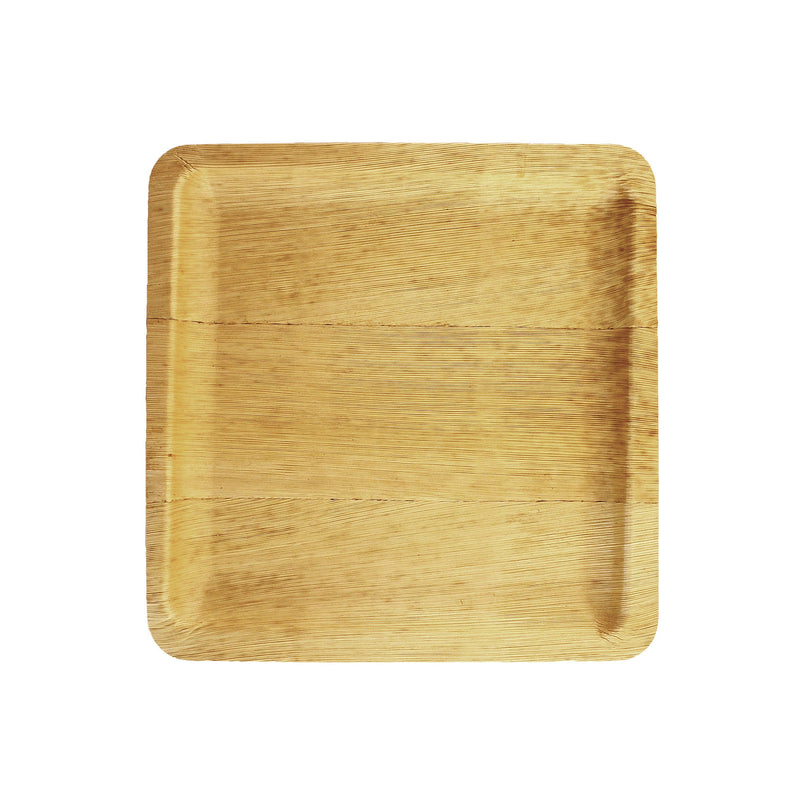 Premium Bamboo Leaf Square Plates - Various Sizes