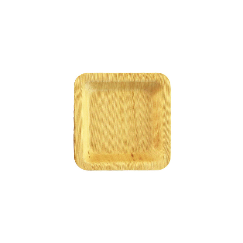 Premium Bamboo Leaf Square Plates - Various Sizes