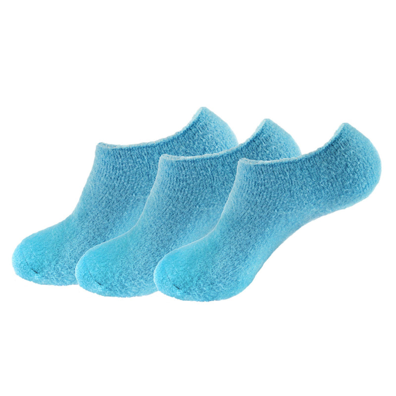 Women's Super Aloe Infused Fuzzy Nylon Socks, 3 Pairs Singles