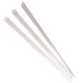 3.5" clear prism plastic skewer picks on white