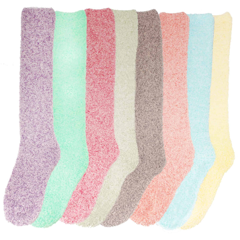 Presenting Chirpy Socks Women's Feather Soft Knee High Socks in a variety of soft and fluffy Colours.