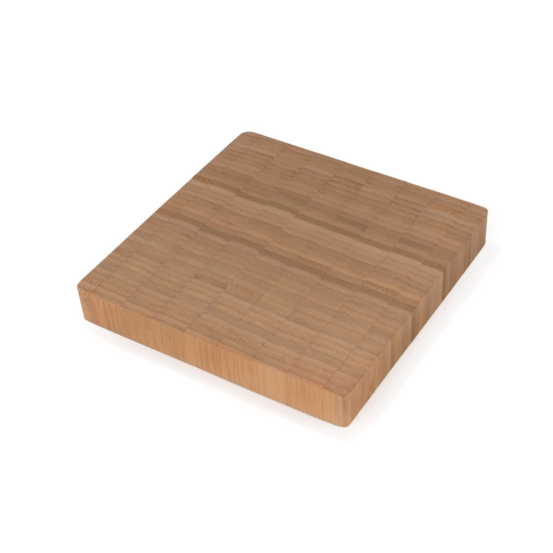 bamboo end grain cutting board 7x7 side