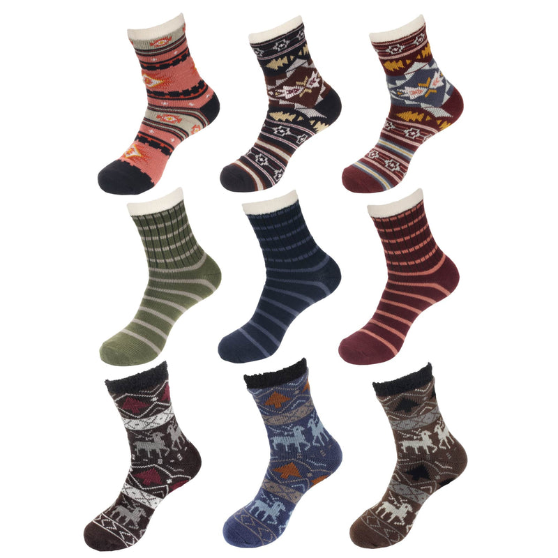 Men's double layer thermal cabin socks