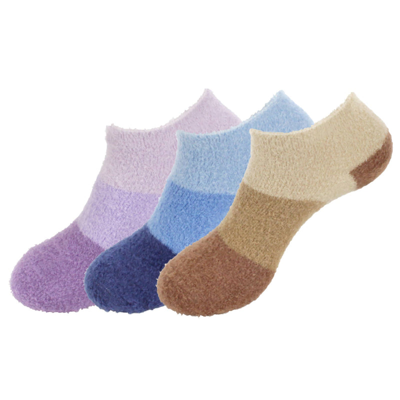 Women's Super Aloe Infused Fuzzy Nylon Socks, Assortments