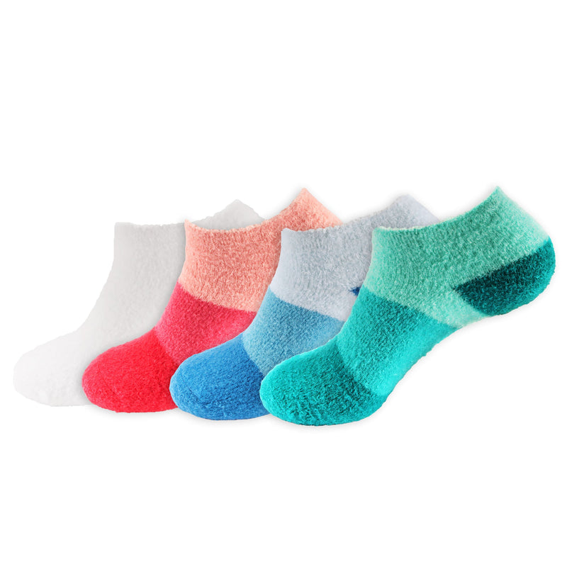 Women's Super Aloe Infused Fuzzy Nylon Socks, Assortments