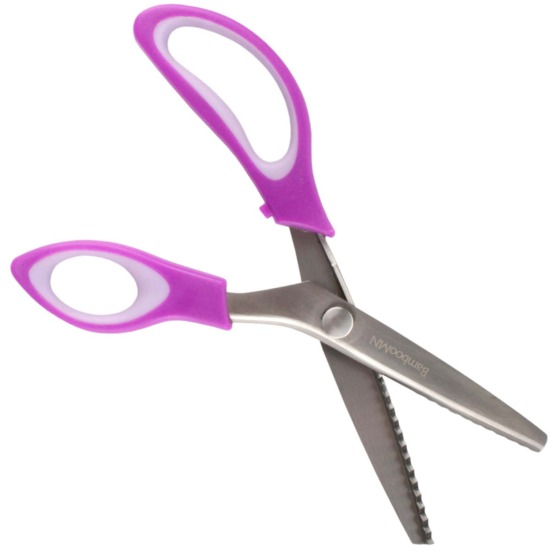 pinking shears purple