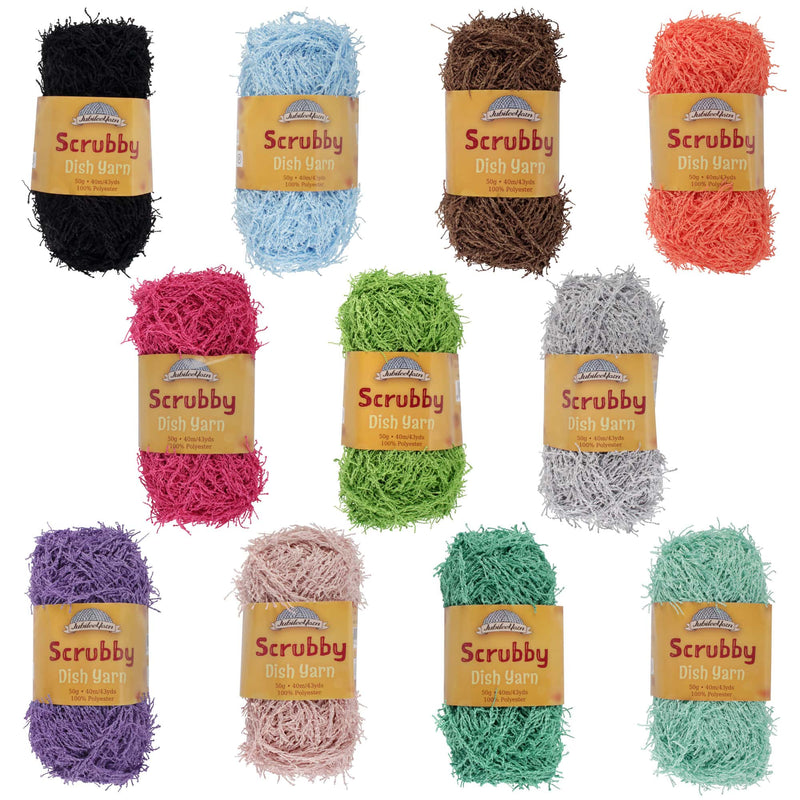 JubileeYarn's Brand New Scrubby Dish Yarn - 4 Skeins - 50g/Skein