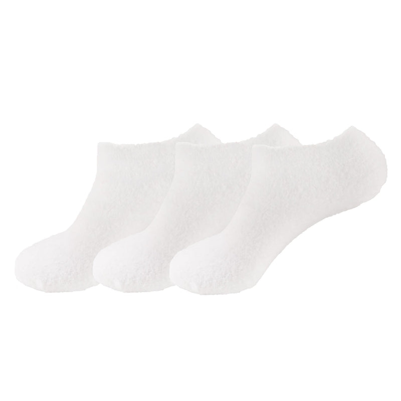 Women's Super Aloe Infused Fuzzy Nylon Socks, 3 Pairs Singles